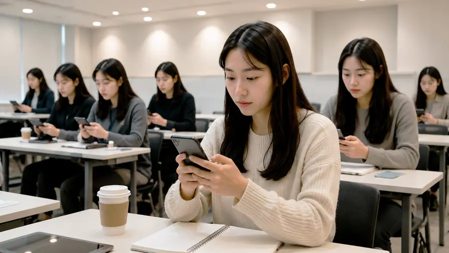 기업 교육 현장에서 AI 활용법을 배우는 수강생 이미지